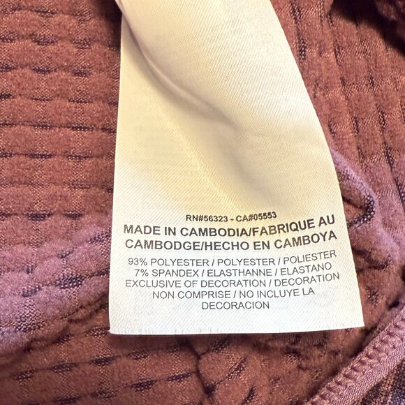 Nike Dri Fit Thermal Running Top, Purple Heather,‎ Medium - Picture 8 of 10